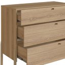 Ver imagem 6 de Cômoda 3 Gavetas Pé Madeira Artesano Oslo