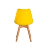 Kit 6 Cadeiras Leda Saarinen Design Amarela Sala Cozinha Jantar - 5