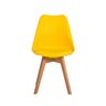 Kit 6 Cadeiras Leda Saarinen Design Amarela Sala Cozinha Jantar - 3