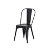 Cadeira Tolix Iron Design Preto Fosco Aço Industrial Sala Cozinha Jantar Bar - 1