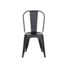 Cadeira Tolix Iron Design Preto Fosco Aço Industrial Sala Cozinha Jantar Bar - 2