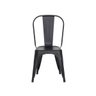 Cadeira Tolix Iron Design Preto Fosco Aço Industrial Sala Cozinha Jantar Bar - 3