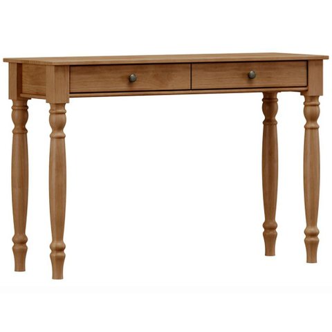 Aparador para Sala de Estar Rústico 2 Gavetas Madeira Maciça Lazuli F06 Freijó - Lyam Decor