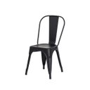 Ver imagem 3 de Kit 4 Cadeiras Tolix Iron Design Preto Aço Industrial Sala Cozinha Jantar Bar