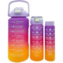 Ver imagem 1 de Garrafas Água Frases Treino Academia 2l 900ml 300ml Kit 3pçs