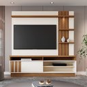 Ver imagem 1 de Estante Ripado para TV até 55 Polegadas com LED 180CMX184CM Mariana