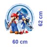 Adesivo de Parede Mario e Sonic Mod11:60 X 62 Cm - 2