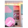 Adesivo Para Envelopamento Armário De Cozinha 50cm X 3m:Rosa-claro - 1