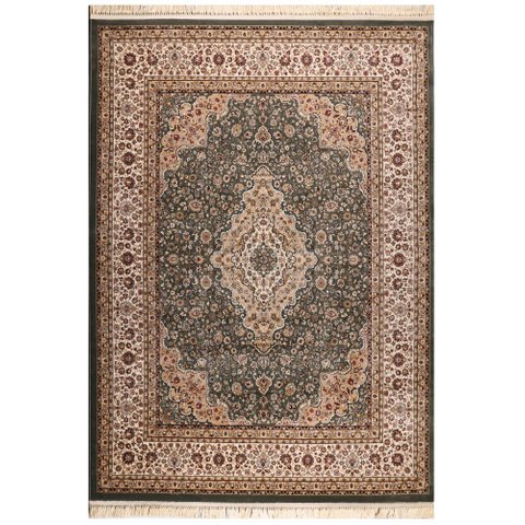 Tapete Alanya Des 04 Verde e Bege 0,50x0,80 Global Decor