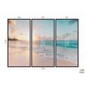 Quadro Decorativo Praia Mar Azul M2 Acrílico e Moldura 200x134 - 4