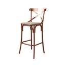 Ver imagem 3 de Kit 2 Banquetas Katrina Bar Cozinha Balcão em Aço Cobre - Iron Wood