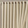 Cortina Viena Luxo para Varão Tecidos Microfibra e Linho Fino 3,00m x 2,50m Sala Quarto - Bege - 3