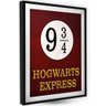 Hogwarts Express Quadro Decoração Quarto Dos Sonhos 9 3/4 - 1