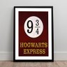 Hogwarts Express Quadro Decoração Quarto Dos Sonhos 9 3/4 - 2