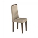 Ver imagem 4 de Conjunto Sala de Jantar Mesa Tampo em Vidro 6 Cadeiras Dafne Espresso Móveis