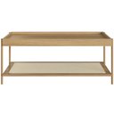 Ver imagem 4 de Conjunto Mesa de Centro e Mesa Lateral para Sala Industrial Indy A03 Hanover Dourado - Lyam Decor