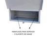Caixa de Correio Cartas para Grade Detrás Branca 12x23x11cm - 7