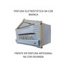 Caixa de Correio Cartas para Grade Detrás Branca 12x23x11cm - 5