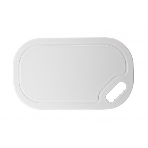 Tábua Plástica Grande De Corte Industrial 50x30cm Anodilar:Branco