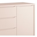 Ver imagem 4 de Cômoda Sapateira Théo New Rosa Fosco com Natural - MoveisAqui