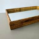 Ver imagem 4 de Bandeja em Mdf Borda Traços com Espelho Tama 23312 - 45cm