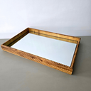 Ver imagem 2 de Bandeja em Mdf Borda Traços com Espelho Tama 23312 - 45cm