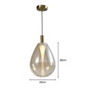 Ver imagem 2 de Lustre Pendente Skylight Thunder 4042 m LED Bivolt Bronze-Conhaque