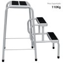 Ver imagem 4 de Banqueta Escadinha Dobrável 3 Degraus Banquinho Banco Escada - Levefort- Açomix