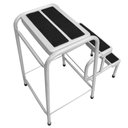 Ver imagem 3 de Banqueta Escadinha Dobrável 3 Degraus Banquinho Banco Escada - Levefort- Açomix