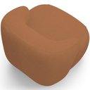 Ver imagem 4 de Poltrona Decorativa Orgânica Giratória Living Barolo L06 Bouclê Terracota