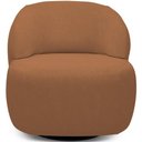 Ver imagem 5 de Poltrona Decorativa Orgânica Giratória Living Barolo L06 Bouclê Terracota