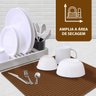 1 Tapete Escorredor de Louça Pia Pvc Antimofo 43x33cm M3 - 4
