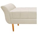 Ver imagem 2 de Recamier Estofado 160 Cm Queen Size Bege Doce Sonho Móveis