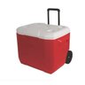 Caixa Térmica C/ Rodas 60qt Coleman Performance Vermelha / Azul - 1