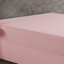 Ver imagem 3 de Lençol com Elástico Solteiro Nobre 1 Peça Luva de Box 55cm de Altura Malha 100% Algodão - Rosa