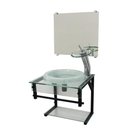 Ver imagem 1 de Gabinete De Vidro 40cm Apx Com Cuba Chapeu Incolor