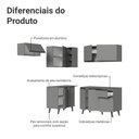 Ver imagem 5 de Armário de Cozinha Completa de Canto 325cm Cinza Nice Madesa 06