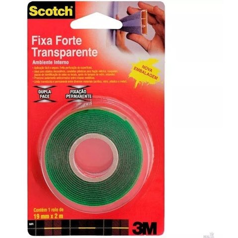 FITA FIXA FORTE USO GERAL 19MM X 2M