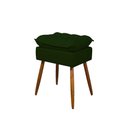 Ver imagem 7 de Kit Luxo 02 Poltronas Amamentação Suede + 1 Puff Pés Palito Cor:verde