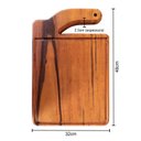 Ver imagem 2 de Kit Tábua para Churrasco Gourmet Elegance + Abridor Prime em Madeira Maciça