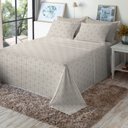 Ver imagem 4 de Jogo de Cama Queen Size 100% Algodão 200 Fios Fiori - 7755