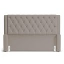 Ver imagem 6 de Cabeceira Atena para Cama Box Queen Size 160cm Capitonê com Frame Suede Bege - Desk Design
