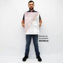 Ver imagem 2 de Quadro Decorativo em Canvas Geométrico Mármore Rosa TaColado Moldura Flutuante 4,5cm Freijó 60 x 40c