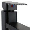 Ver imagem 3 de Torneira para banheiro Monocomando Misturador Baixa Preta Madeira Pingoo.casa