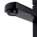 Ver imagem 4 de Torneira para banheiro Monocomando Misturador Baixa Preta Madeira Pingoo.casa