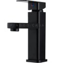 Ver imagem 1 de Torneira para banheiro Monocomando Misturador Baixa Preta Madeira Pingoo.casa