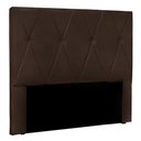 Ver imagem 1 de Cabeceira King 1,95m Ávila Suede Marrom - Pallazio