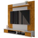 Ver imagem 1 de Painel Tv 55 Pol e Bancada Suspensa 136cm Foz Naturalle/off B02 - Mpozenato