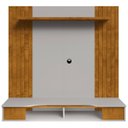 Ver imagem 4 de Painel Tv 55 Pol e Bancada Suspensa 136cm Foz Naturalle/off B02 - Mpozenato