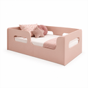 Ver imagem 2 de Cama Montessoriana Juvenil Encanto 100% MDF Grade Proteção Rosê